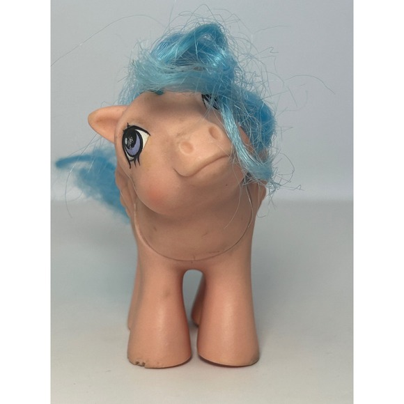 Vintage 1983 My Little Pony G1 Firefly Pegasus Blue Hair Pink Body Hasbro Toy - Picture 4 of 11